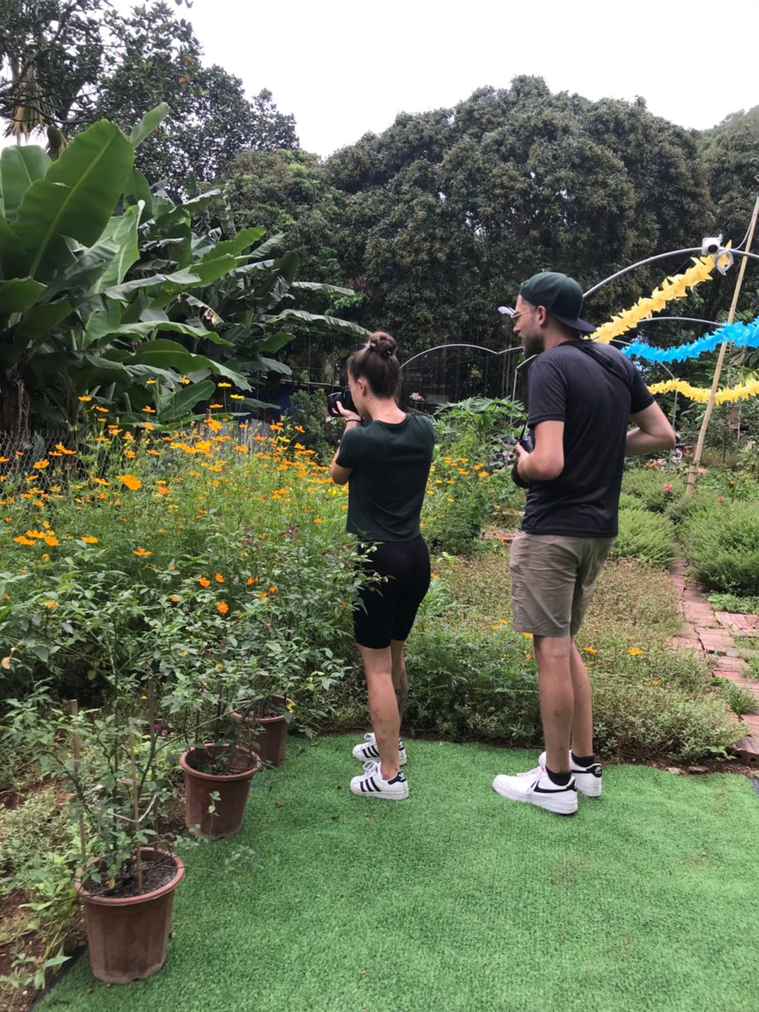 Bee Lucky Homestay Xuan Dam Bagian luar foto